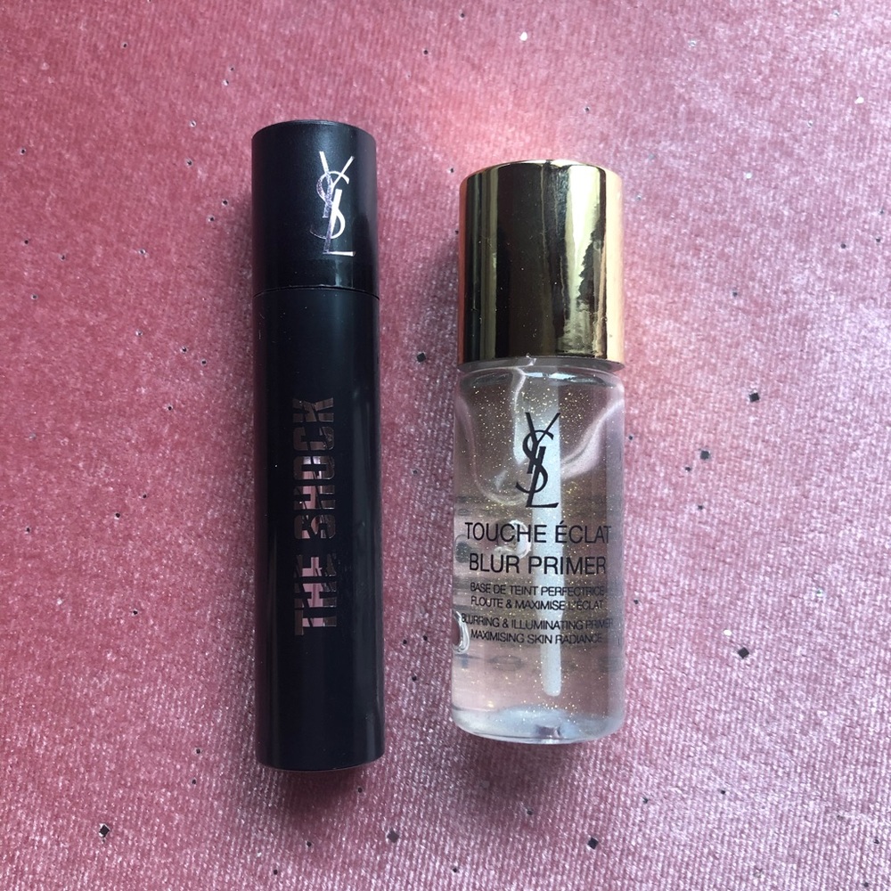 NEW YSL Touché Eclat Primer & The Shock mascara